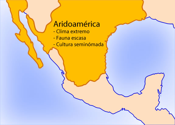 Características de aridoamérica