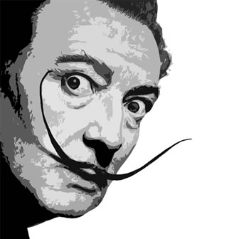 Retrato Salvador Dalí
