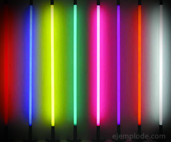 Lamparas de Neon diferentes colores