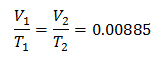 Sustitución del Valor de la Constante k