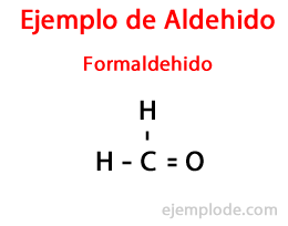 Ejemplo de Aldehido: Formaldehido
