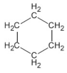 Fórmula química del ciclohexano