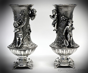 Plata oxidada por capa de sulfuro