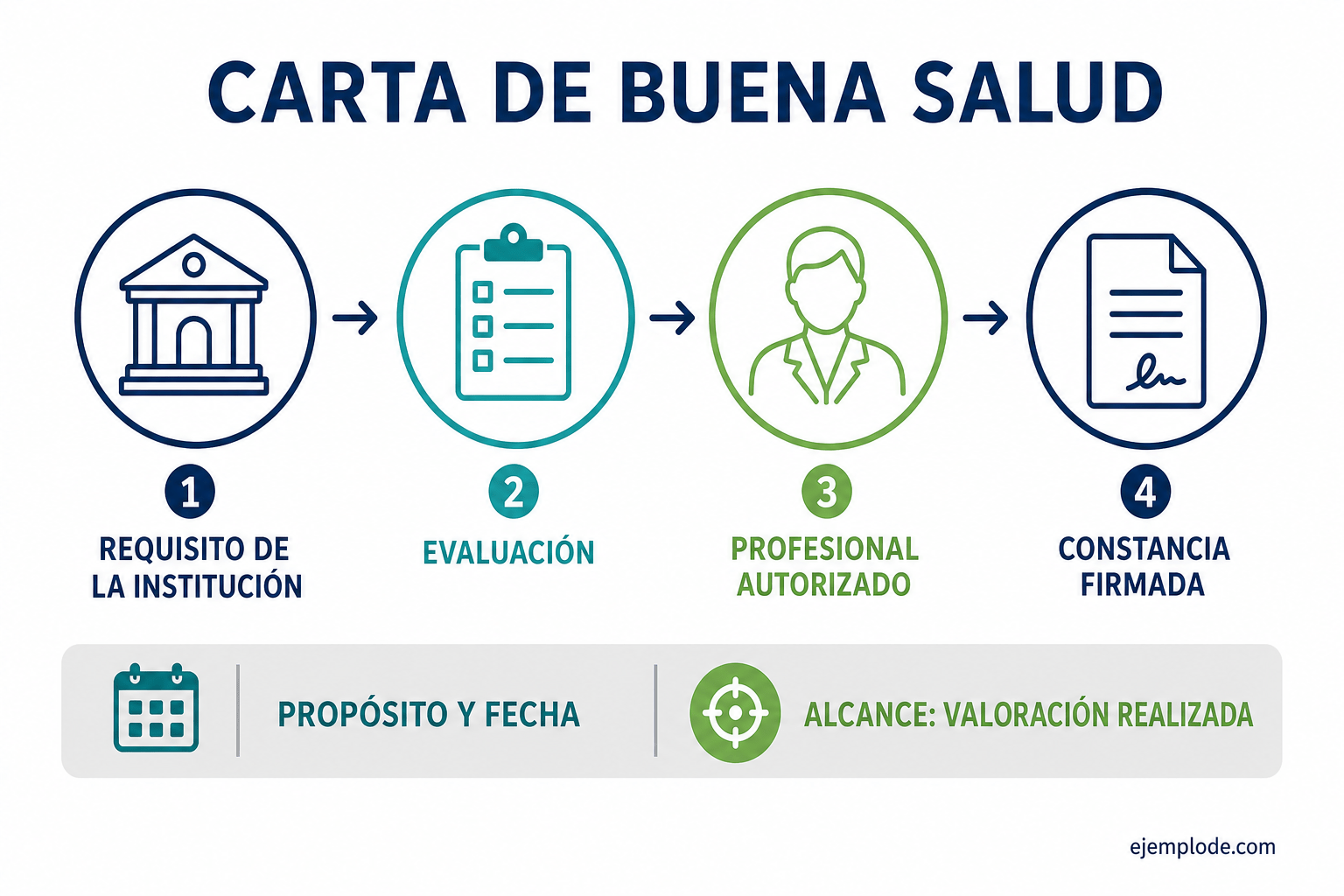 Flujo para obtener una constancia de buena salud