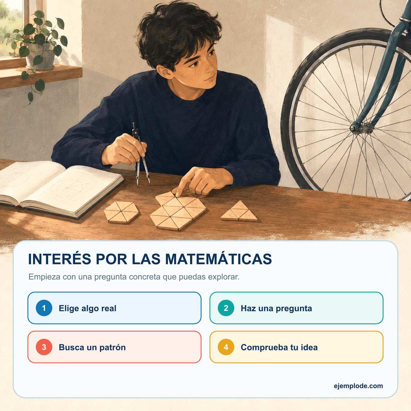 Cómo estar interesado en las Matemáticas: explicación visual paso a paso